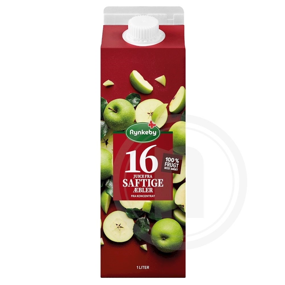 16 saftige æbler