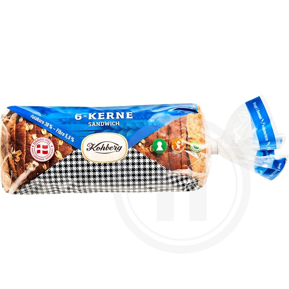 6-kerne sandwichbrød vegansk