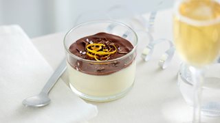 Appelsinposset med chokoladeganache