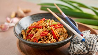 Bami goreng med kylling