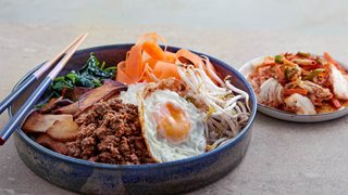 Koreansk inspireret bibimbap