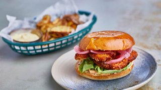 Halloumi-burger
