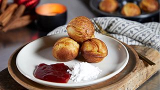 Luftige æbleskiver