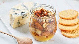 Nødder i citrus-honning