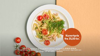Cremet pasta med røget laks og broccoli