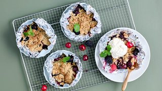 Grillet bærcrumble