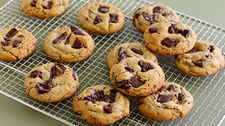 Cookies med chokolade