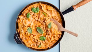 One pot lasagne med kylling og mascarpone