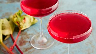 Pink champagnecocktail