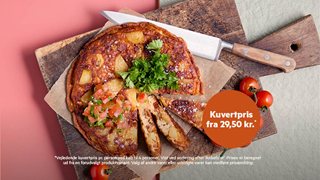 Spansk-inspireret æggekage med chorizo