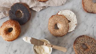 Bagels med fuldkorn