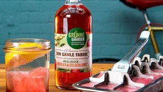 Isterninger med frugtdrik