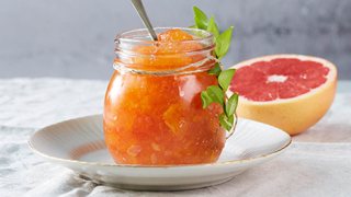 Clementin- og grapemarmelade