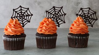 Halloween muffins, med lidt ekstra god smag i munden