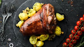 Langtidsstegt svineskank