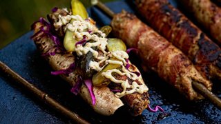 Snobrøds-frikadellesandwich