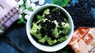 Grøn butter bean hummus