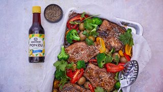 Ponzu-marinerede koteletter
