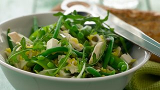 Bulgursalat med feta og slikærter