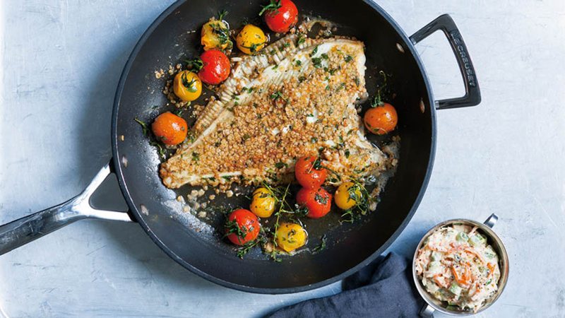 Opskrifter med rødspætte og fladfisk | Mad til hele familien | nemlig.com