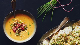 Thailandsk inspireret jordskoksuppe