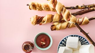 Nemme snobrød med bacon