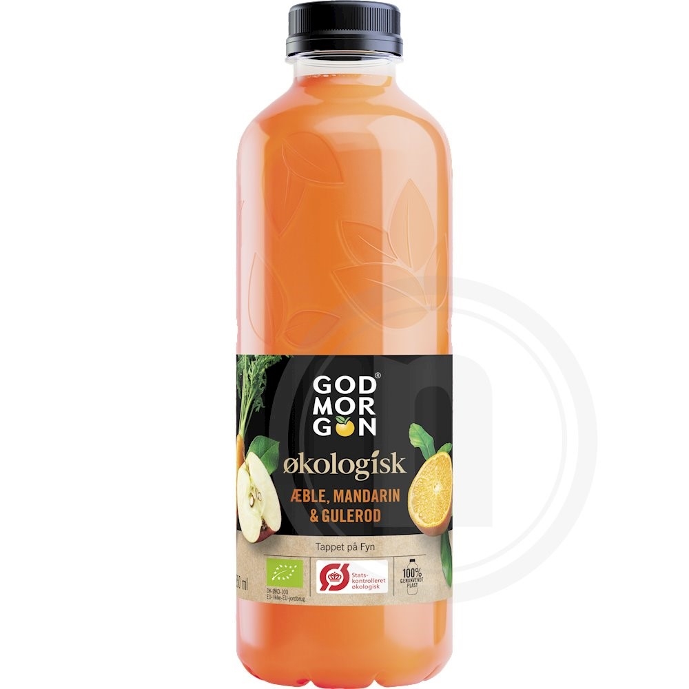Æble, Mandarin og Gulerod øko.