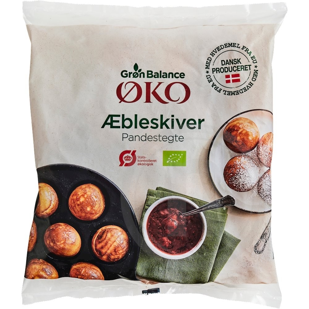 Grøn Balance Økologiske Æbleskiver Frost
