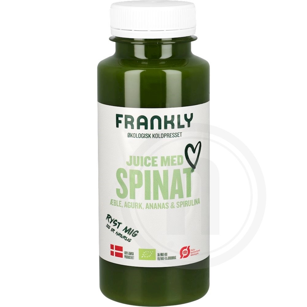 Agurk/spinatjuice m. æble øko.