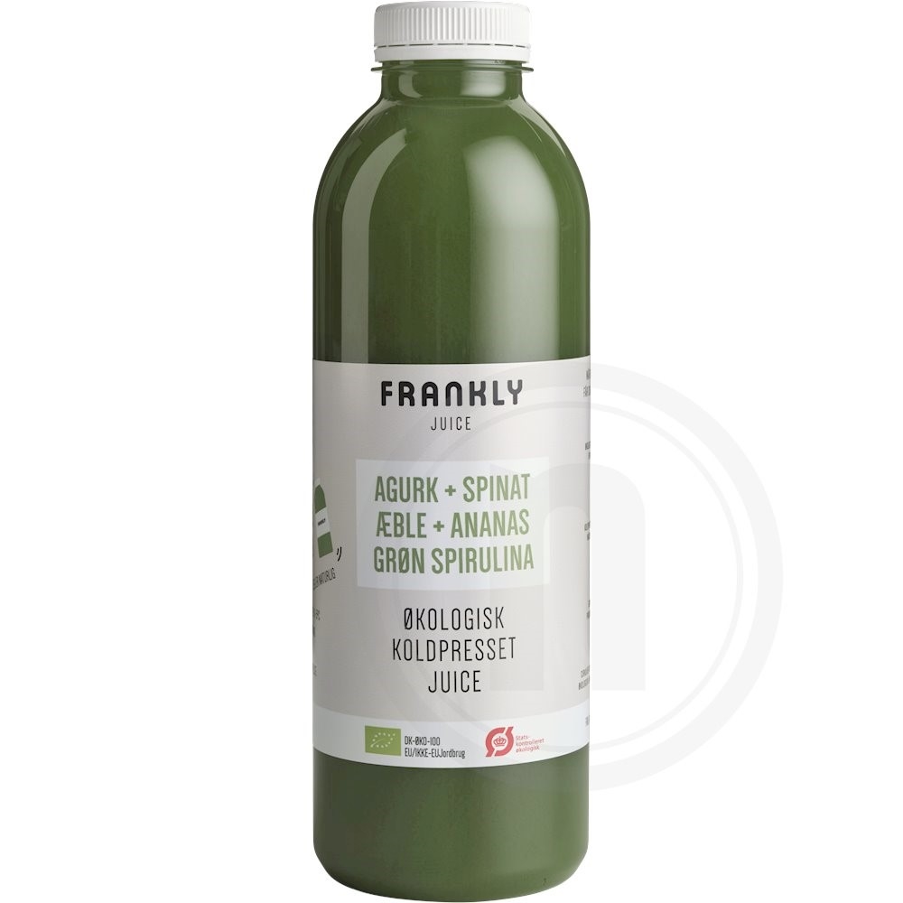 Agurk/spinatjuice m. æble øko.