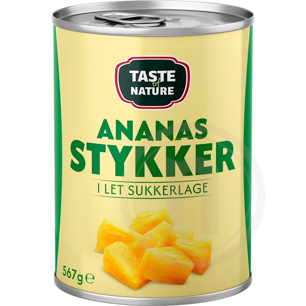 Taste of Nature Ananasstykker