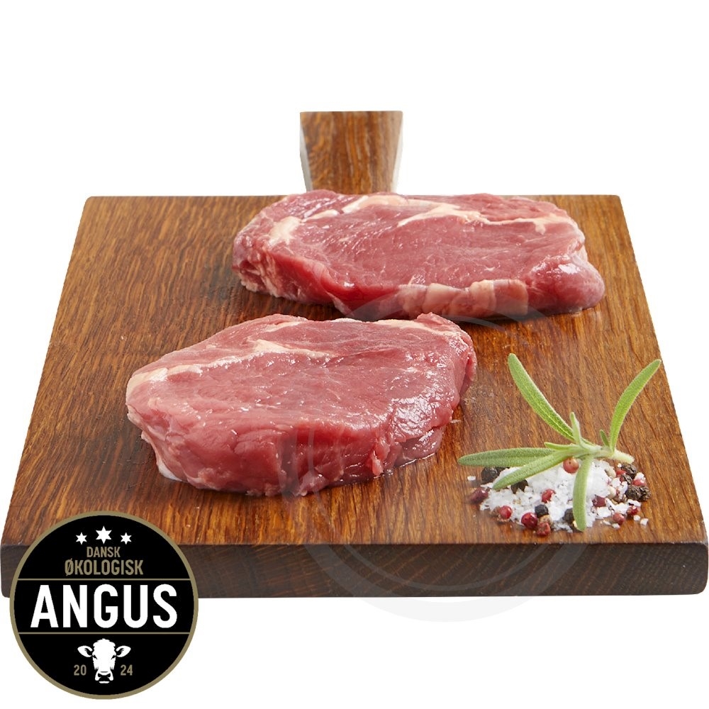 Angus Ribeyebøffer Øko. 2 stk.
