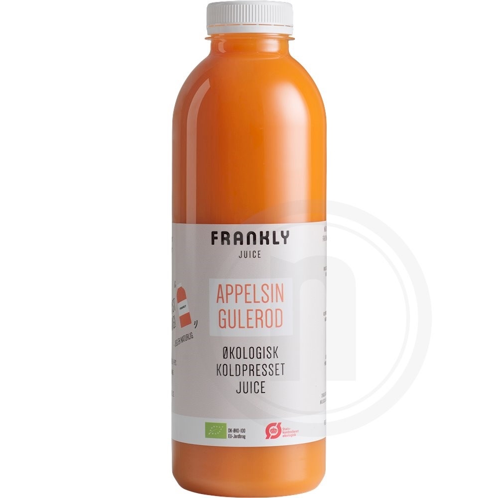Appelsin- og gulerodjuice Økologisk