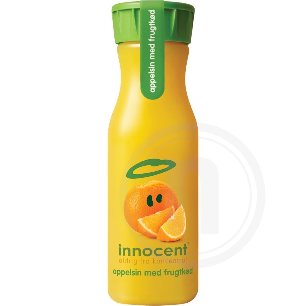 Appelsinjuice m. frugtkød