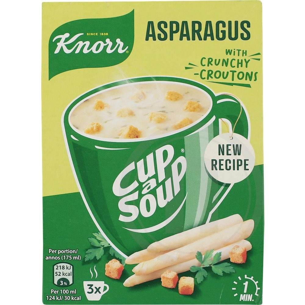 Knorr Aspargessuppe 3 breve