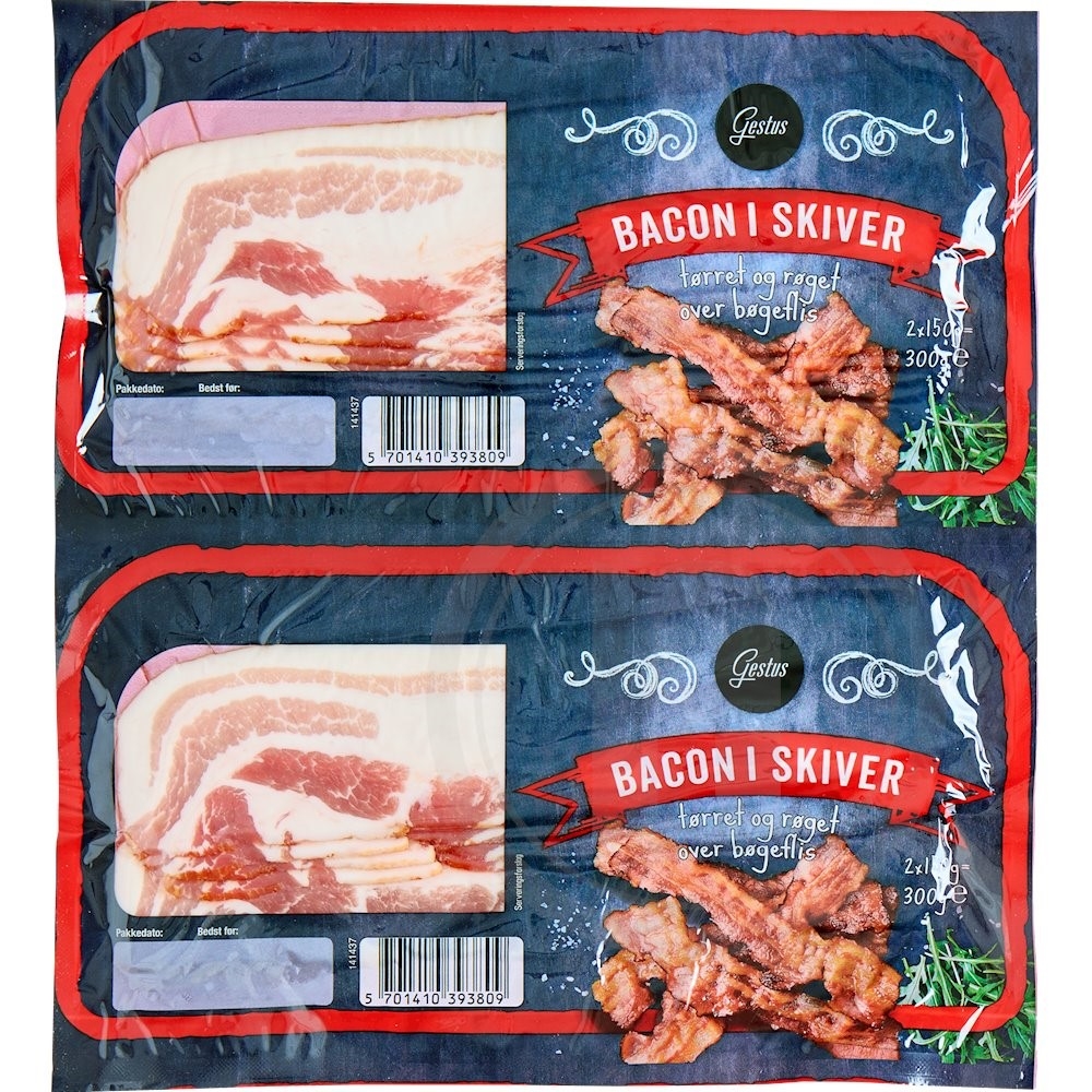 Bacon i skiver