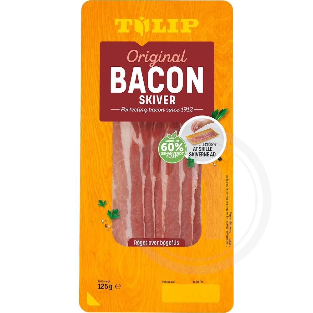 Bacon i skiver
