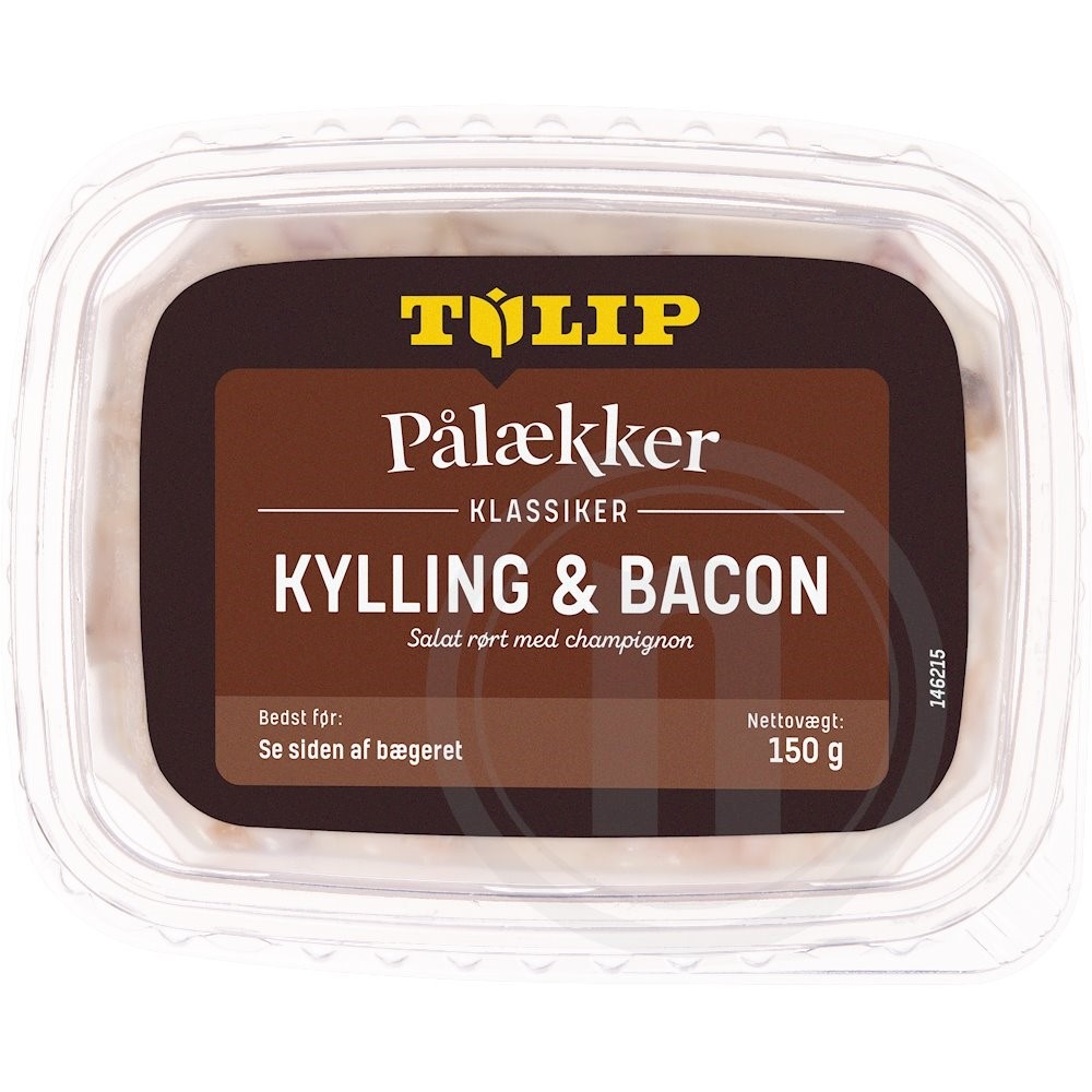 Bacon og kylling salat