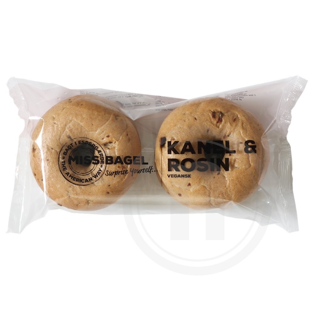 Bagel m. kanel og rosin