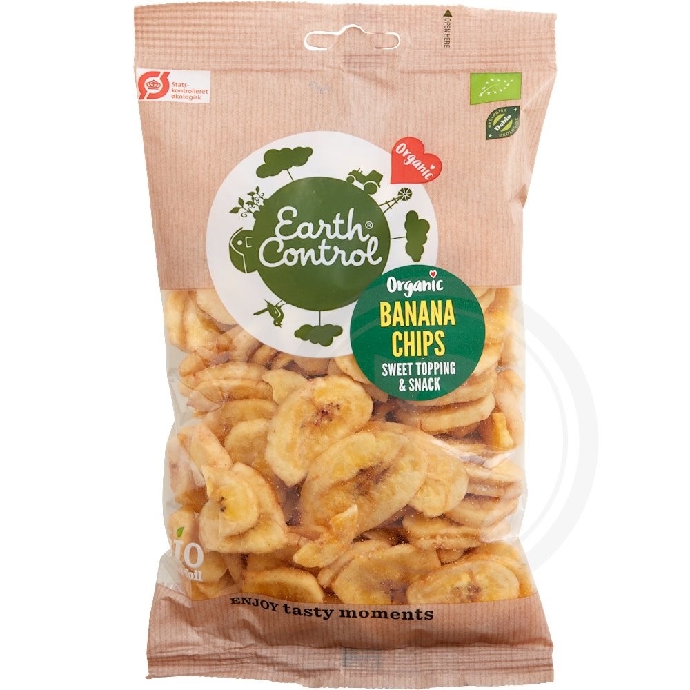 Earth Control Bananchips Økologisk