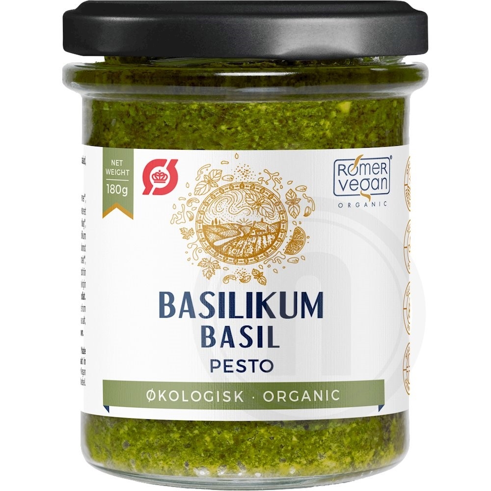 Basilikum pesto øko.