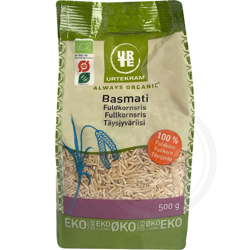 Urtekram Basmatiris fuldkorn økologisk