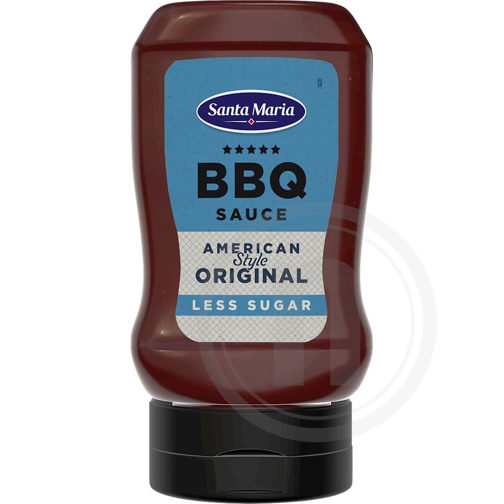 BBQ sauce m. mindre sukker