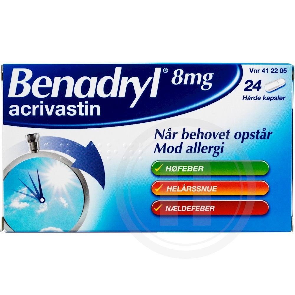 Benadryl 8 mg
