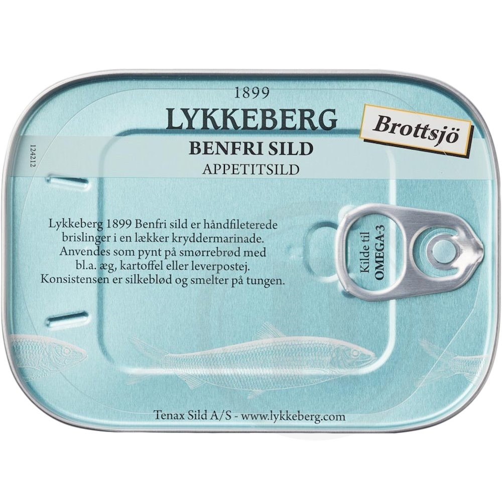 Benfri sild, 100 g / 65 g / Lykkeberg 1899