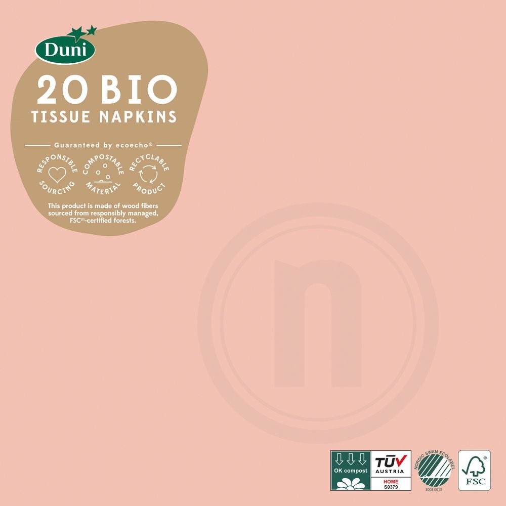 Bio serviet (rosa)