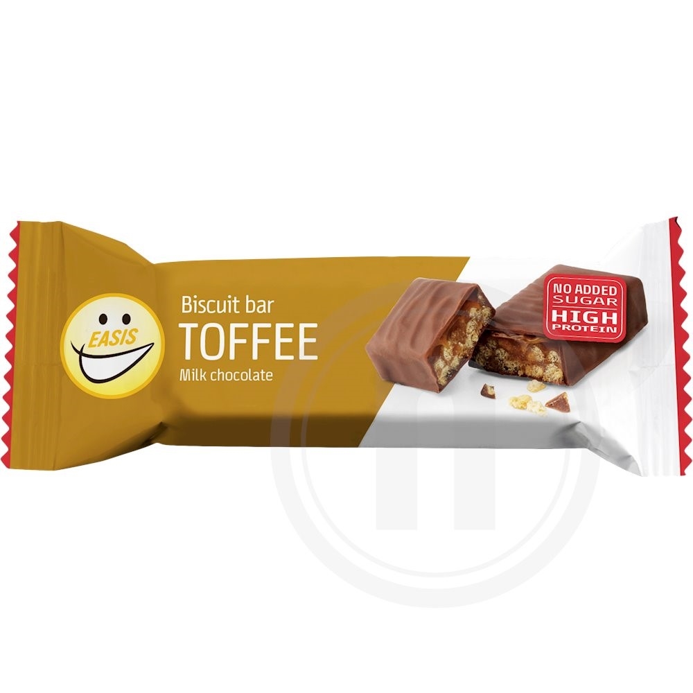 Biscuit bar toffee