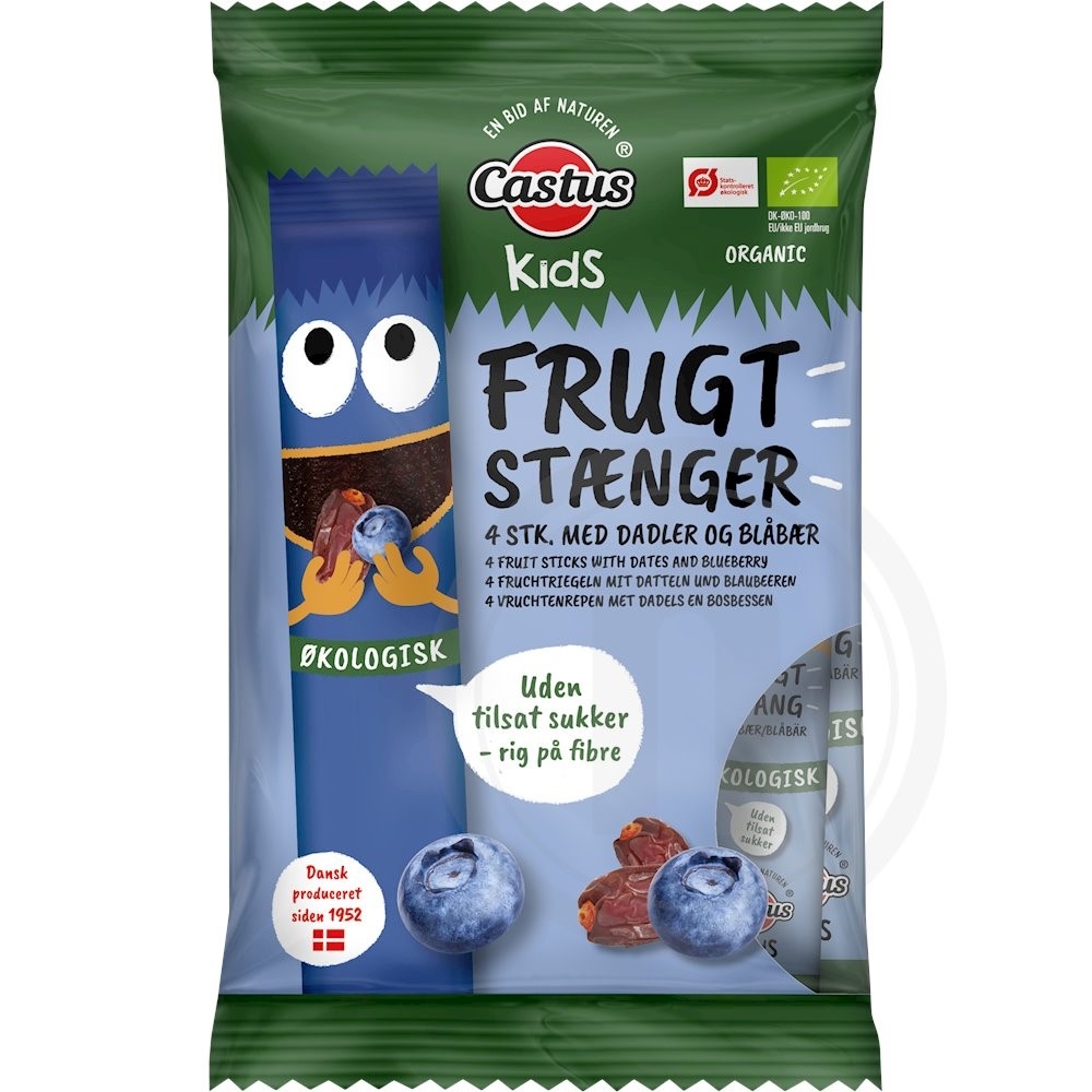 Castus Frugtstænger m. blåbær øko