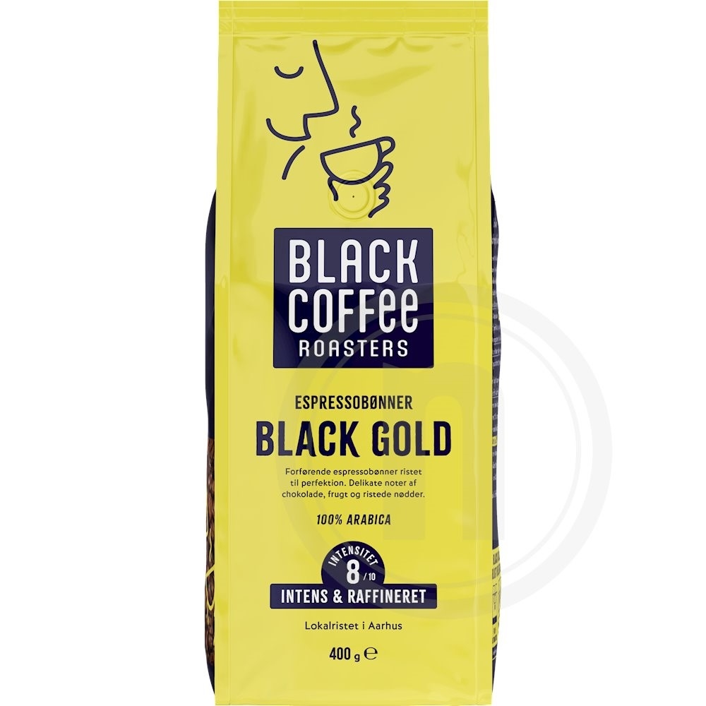 Black coffee espresso (gold)
