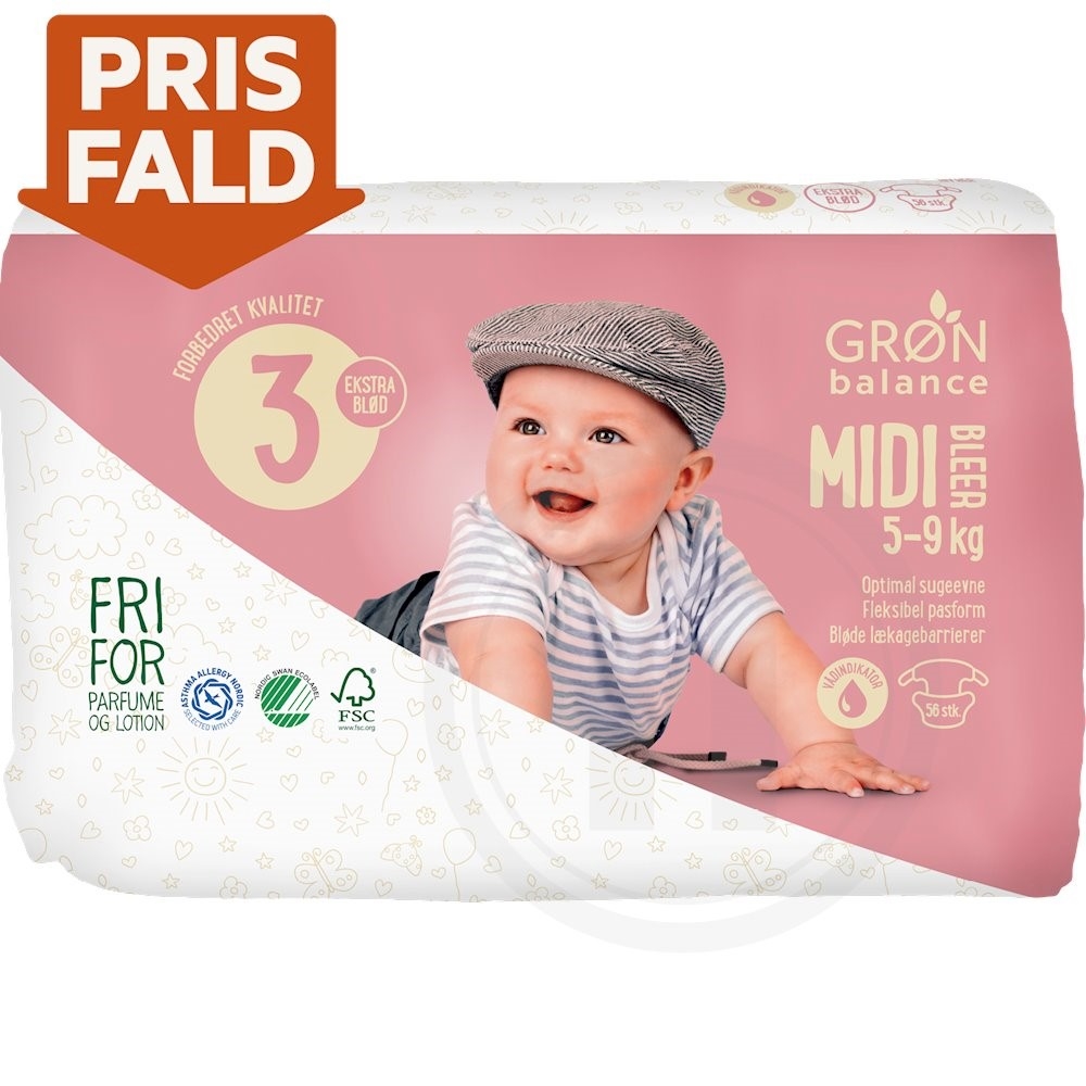 Grøn Balance Bleer midi str. 3